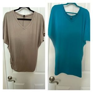 Lot of 2   NWOT Johnny Brand jersey Tunics